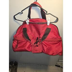Vintage Red Wilson Duffel Bag 80s 90s retro gym workout